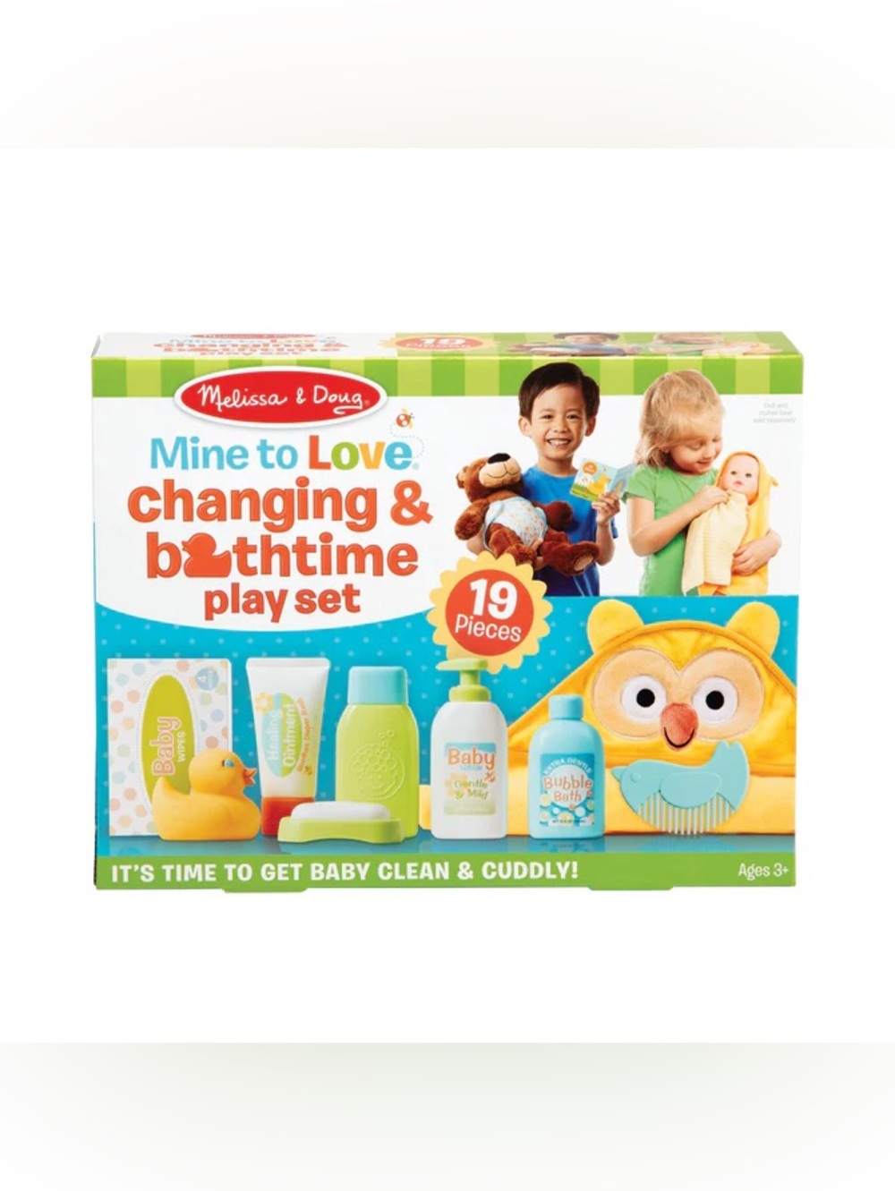 Melissa & Doug Mine to Love Changing & Bathtime Playset